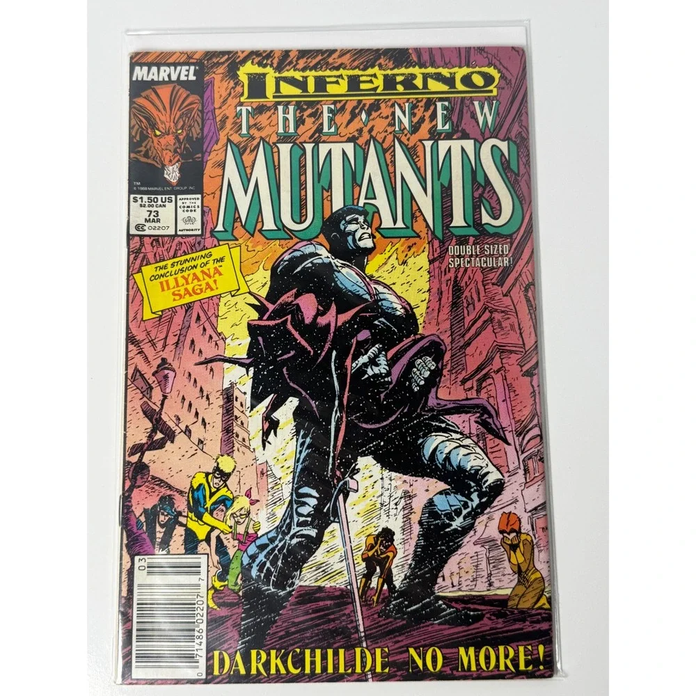 Marvel The New Mutants 73 March 1989 Inferno Illyana Saga Darkchilde Magik